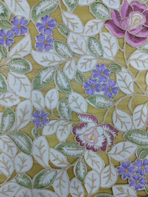 Embroidery Polyester Fabric | Snow Textile