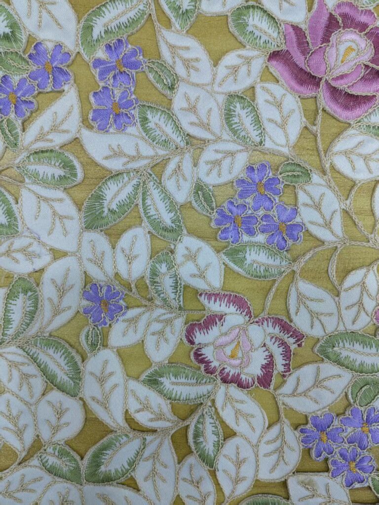 Embroidery Polyester Fabric | Snow Textile